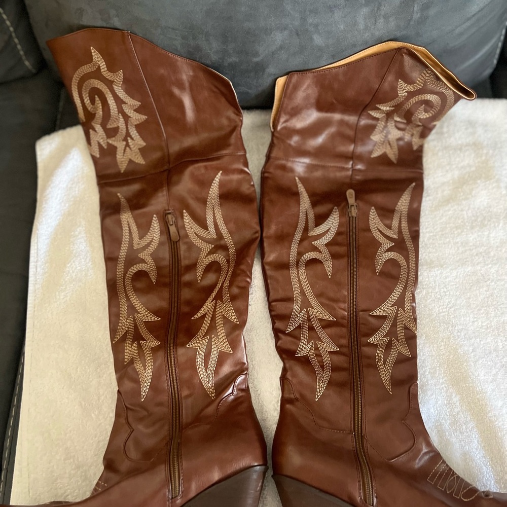 Woman’s cowboy boots